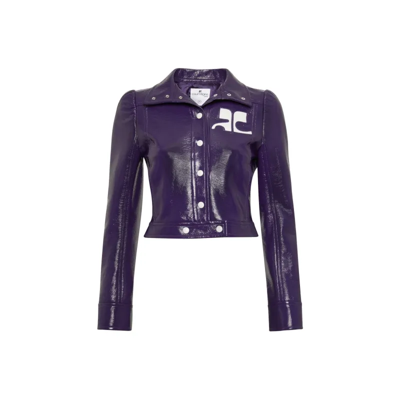 Courrèges Vinyl Reedition Jacket 'Purple'-0
