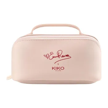 KIKO Pink Makeup Storage Bag Portable