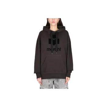 ISABEL MARANT ETOILE Logo Printed Drawstring Hoodie