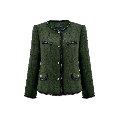 DIFFIE RIEGER Jackets Coats Women's Green