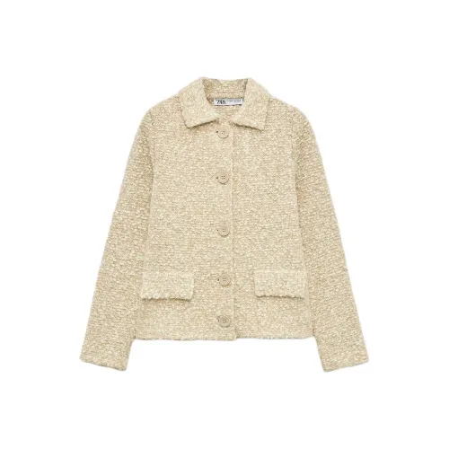ZARA Jackets Coats Women's Sand