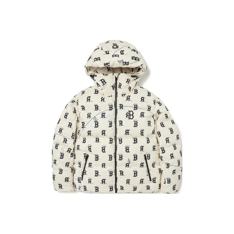 MLB Boston Red Sox Down Jackets Women's Cream-0