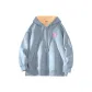 Haze Blue (Heartbeat Pink Chest Logo)