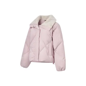 LiNing Sports Life Collection Down Jacket Women's Light Crimson Pink