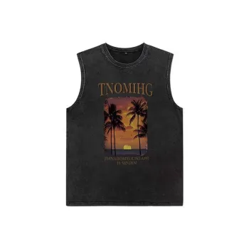 TONYBEAR Tank Top Men's Black Gray