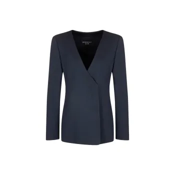 EMPORIO ARMANI V neck Blazer