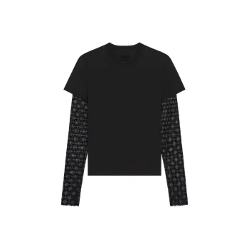 Givenchy Overlapped Tulle T Shirt