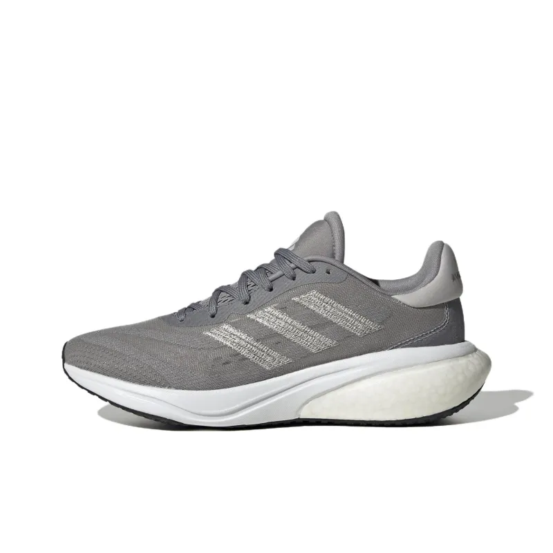 Adidas Supernova 3 Cushioning, Wear Resistant Low Top Running Shoes Women's Gray White-0