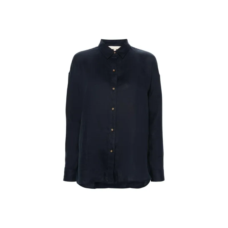 BARBOUR SS24 Shirt Women's Navy-0