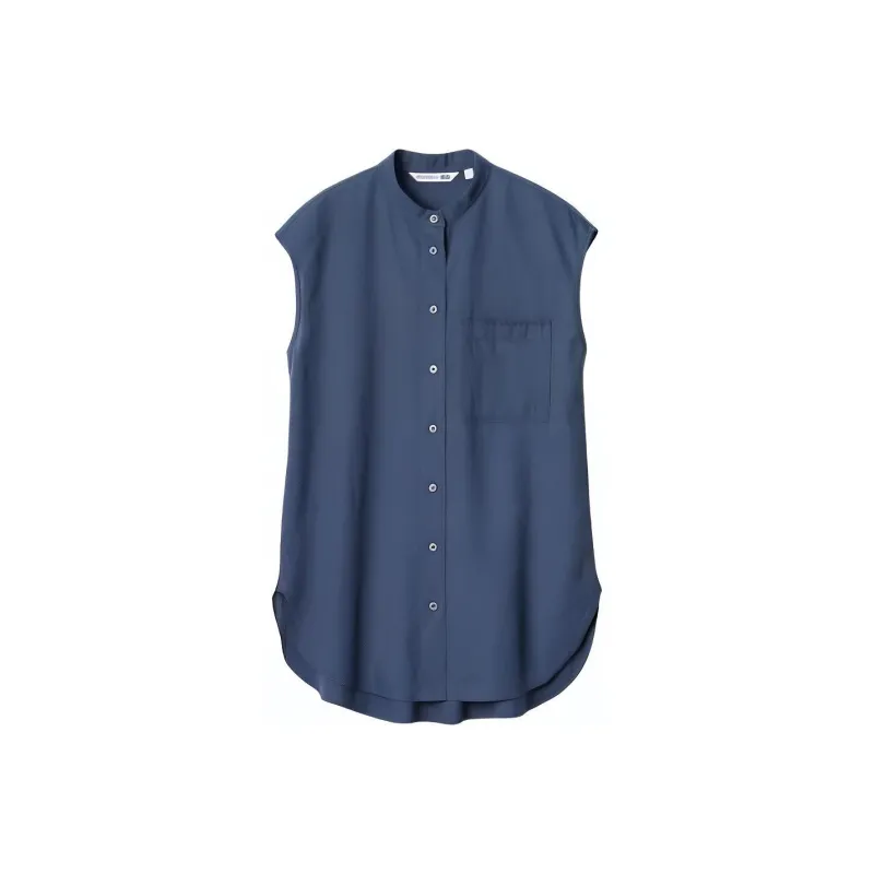 UNIQLO Jw Anderson Co Branded Series Shirt Women's Dark Blue-0