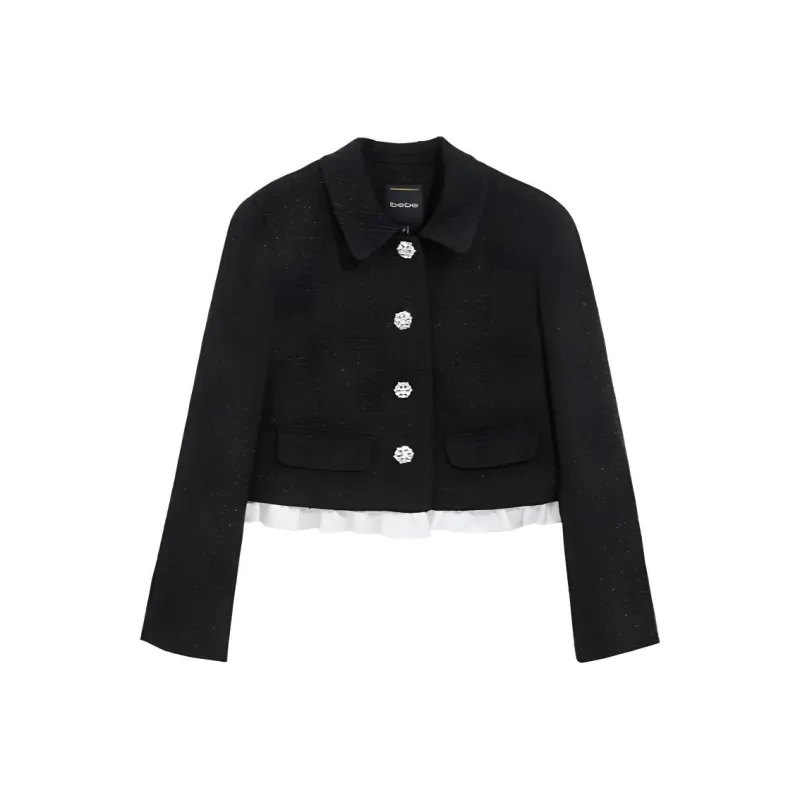 Bebe Jackets Coats Women's Black-0