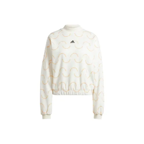 Adidas Sportswear Resort Graphic Loose Sweatshirt Sweatshirt Women's White
