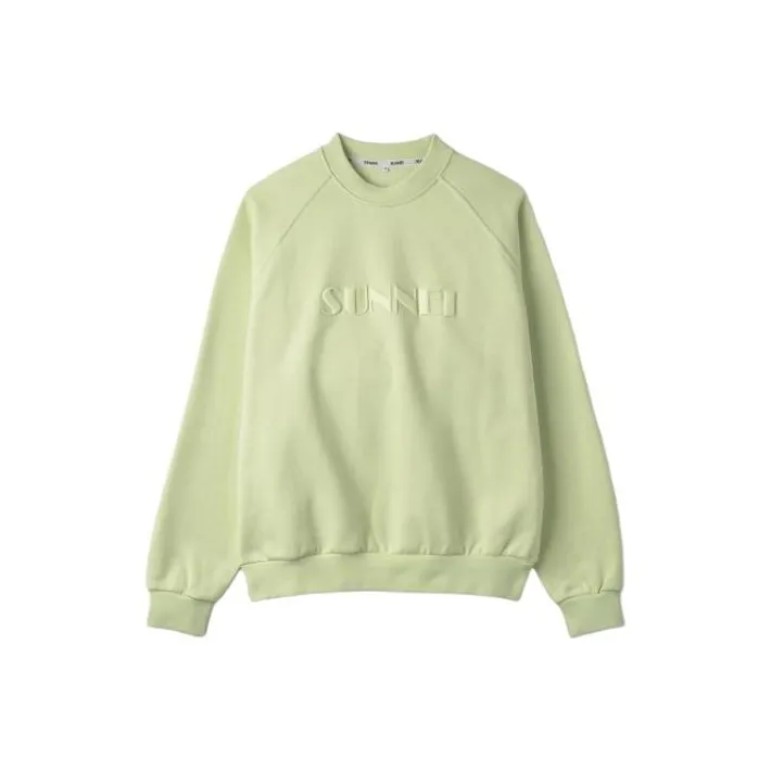 Sunnei Logo Embroidered Long Sleeved Sweatshirt-0