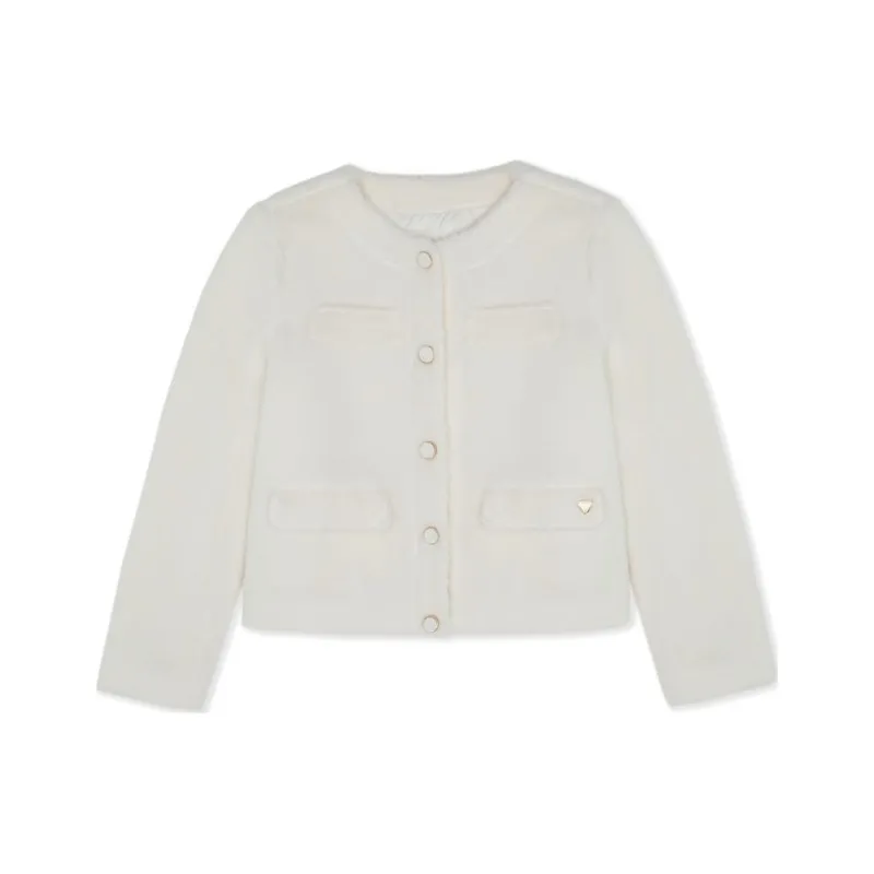 GUESS Jackets Coats Women's White-0