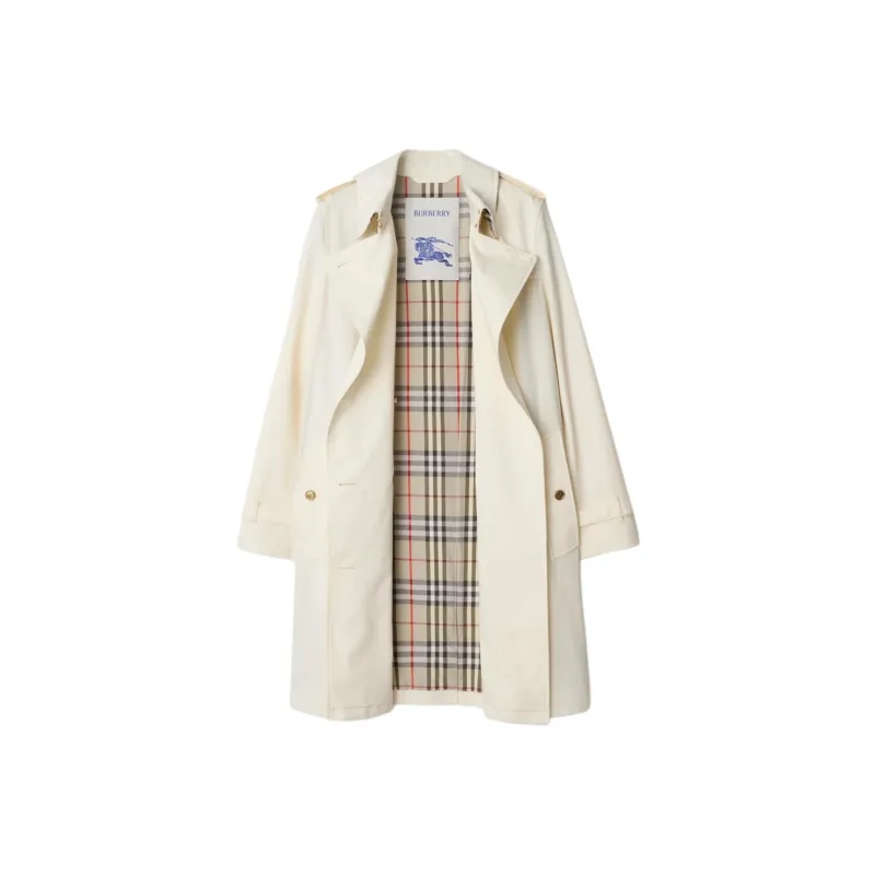 Burberry Trench SS25 Trench Coat Women's Beige-1