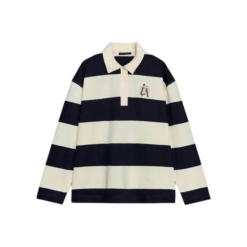 ZARA Polo Shirt Women's Stripes-0