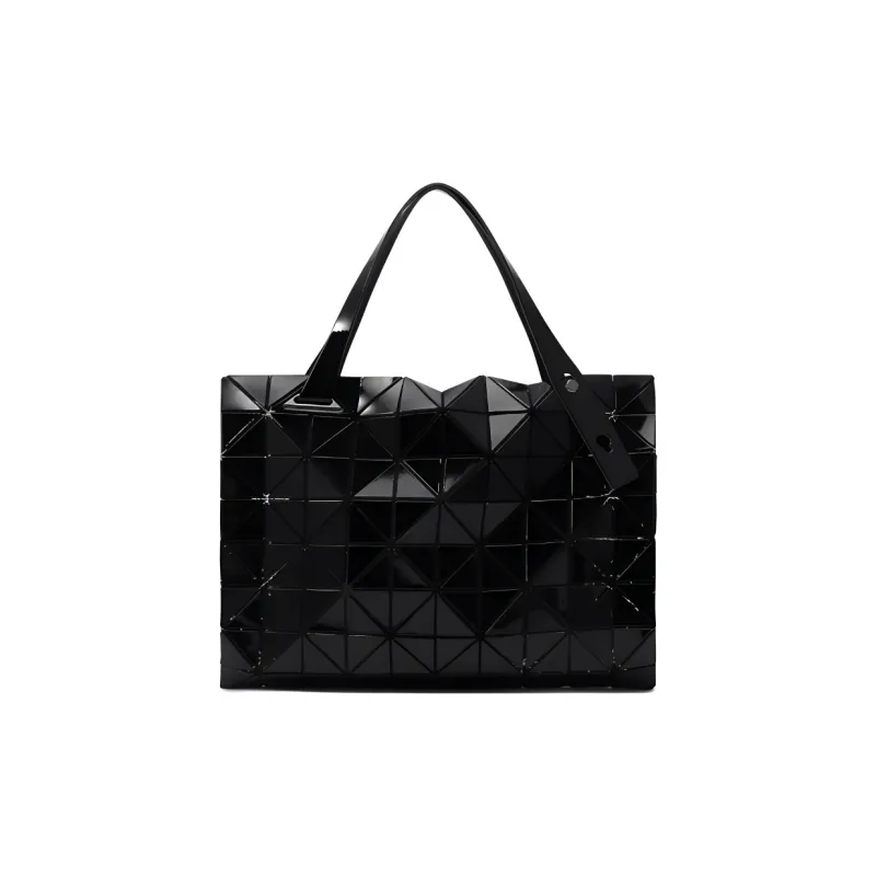 ISSEY MIYAKE Polyvinyl Chloride Resin Handbag Women's Black-0