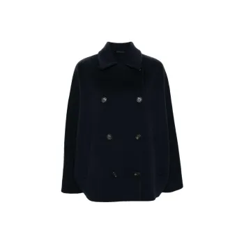 Brunello Cucinelli Double-Breasted Long Sleeved Coat