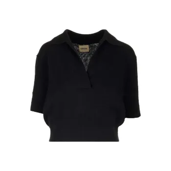 KHAITE Shrunken Jo Polo 'Black'