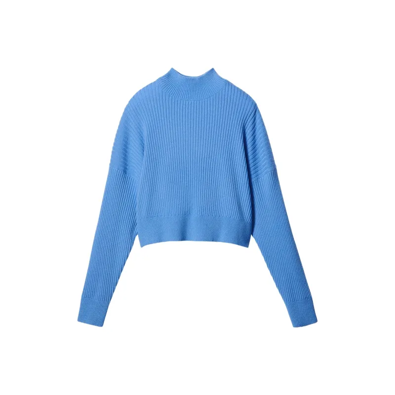 CALVIN KLEIN Cashmere Sweater Women's Bel Air Blue-0