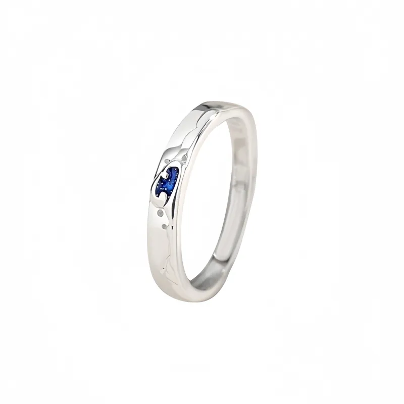 Zocai S999 Fine Silver Rings Unisex-9