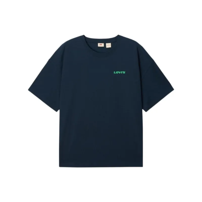 Levis T Shirts Men Navy Blue-0
