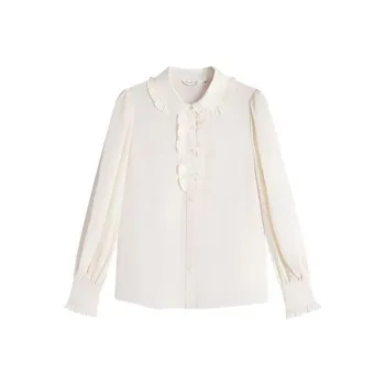Famanxuan Shirt Women's Bean Puree Yellow