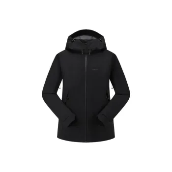DECATHLON Hiking, Urban Living, Travel, Commuting, Ice Climbing, And Rock Climbing Jacket Women's Smoky Black