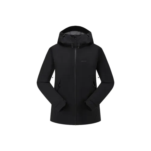 DECATHLON Hiking, Urban Living, Travel, Commuting, Ice Climbing, And Rock Climbing Jacket Women's Smoky Black