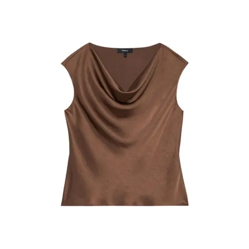 THEORY Shirts Women's Mocha
