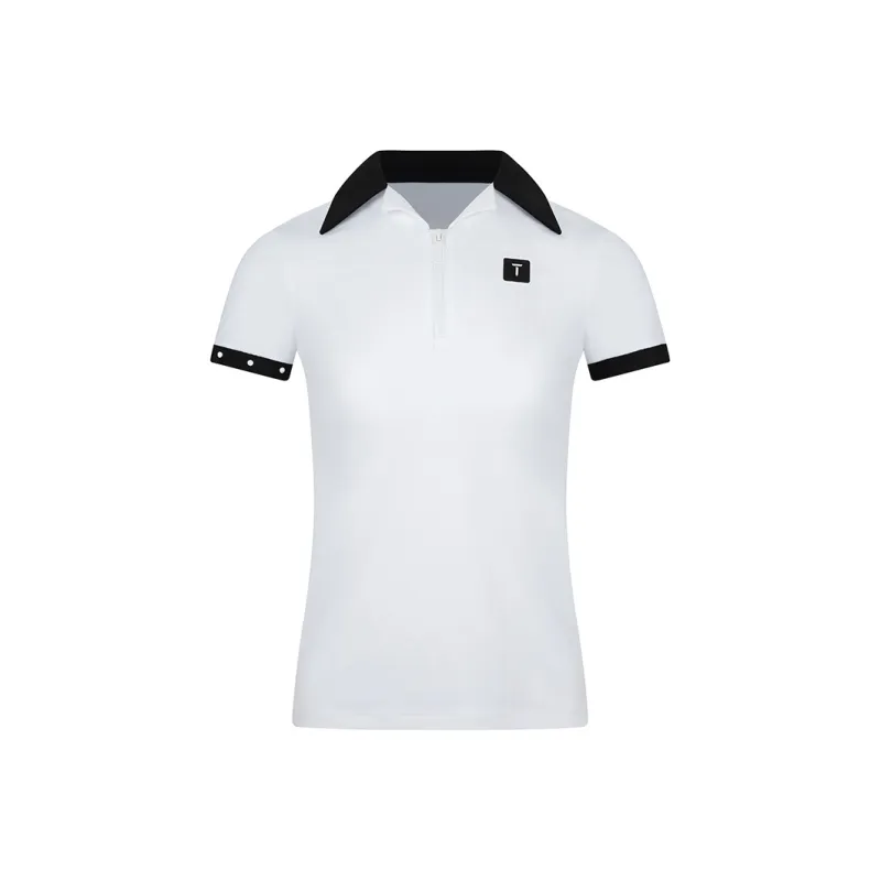 EUROPEAN TOUR T Shirt Women's White/Black-0