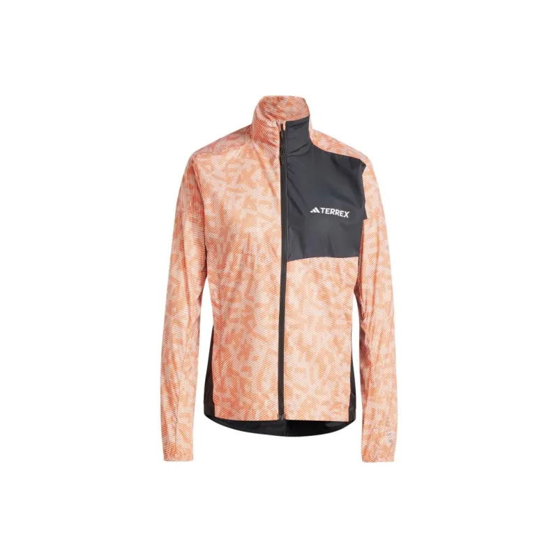 Adidas Terrex Trail Running Wind Jacket Jackets Coats Women's Light Purple-0