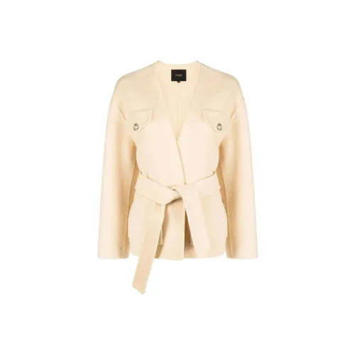 Maje Jackets Women
s Beige