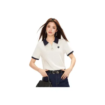  CHOCOOLATE Polo Shirt Women's GYL/Heather Gray
