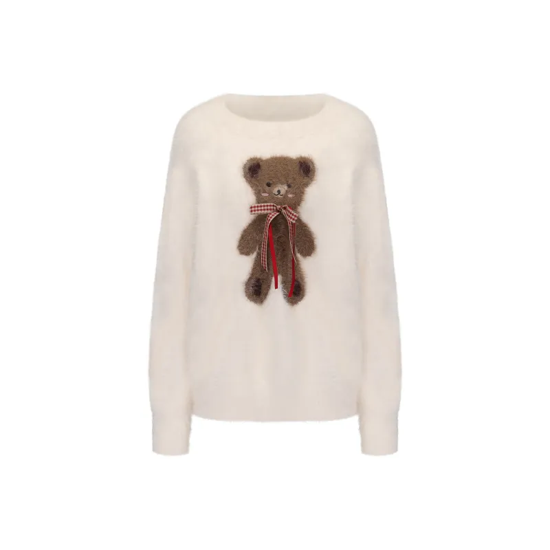 CHIWAWAMEME Knitwear Women's Cream Beige-0