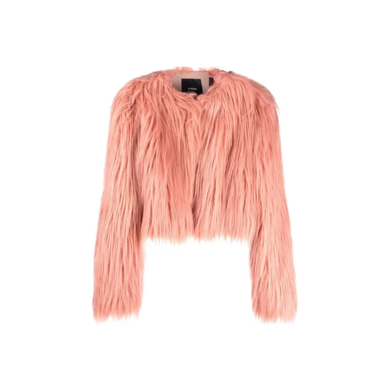 PINKO Faux fur Sweatshirt-0