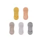 Women's 5-Pack (Yellow+Orange+Khaki+Light Purple+Blue Gray)
