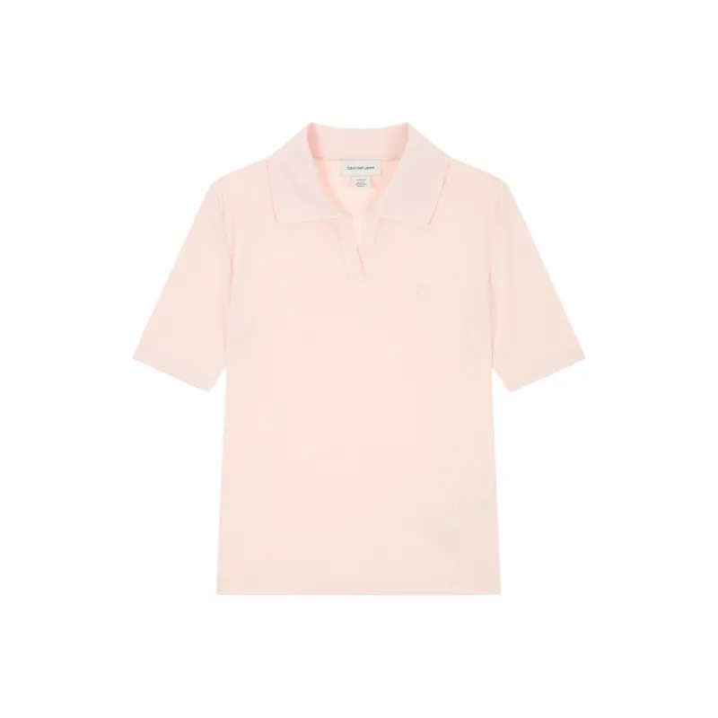 CALVIN KLEIN Polo Shirt Women's Light Pink-0