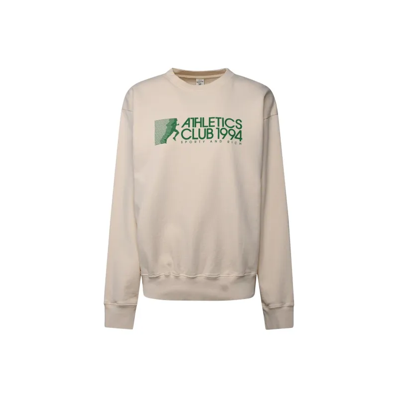 SPORTY & RICH Printed Cotton Sweatshirt-0