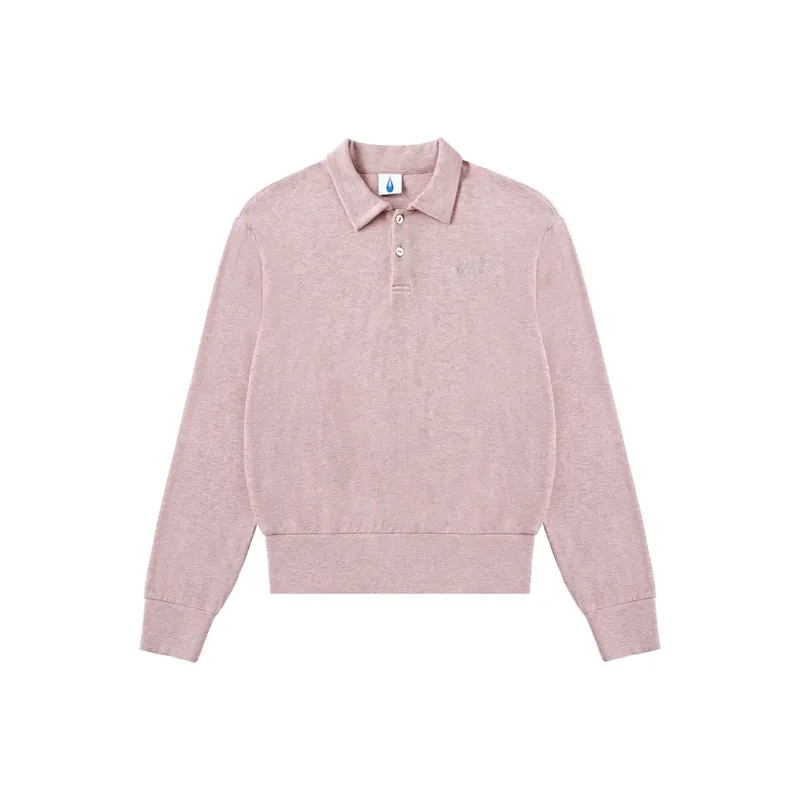 Crying Center Polo Long Sleeved Unisex-0