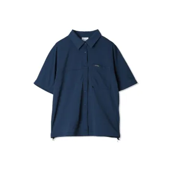 Columbia x LINGMUZHIZI,LIANMINGKUAN Enjoy Mountain Life Shirt Women's Marine Blue 425