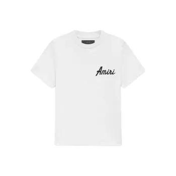 AMIRI Logo Printed Crewneck T Shirt