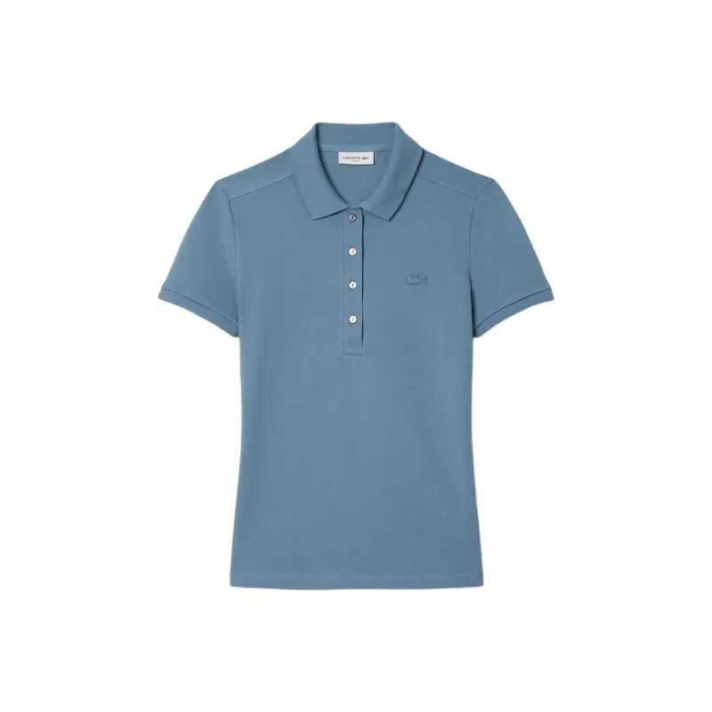 LACOSTE L.12.d Polo Shirt Women's Blue-0