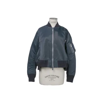 Sacai Nylon Twill Blouson 'Blue Grey'