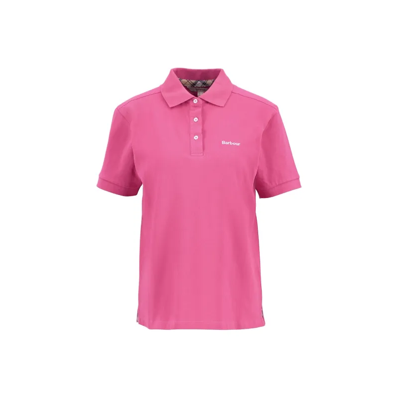 BARBOUR Polo Shirt Women's Rose Pink-0