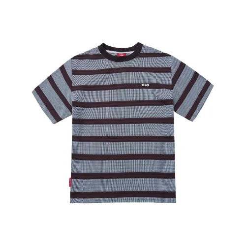 Checkitout T Shirt Unisex Glass Brown/Light Blue