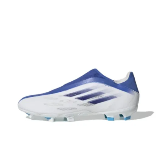 Adidas X Speedflow.3 Anti Slip Wear Resistant Soccer Shoes Unisex White Blue