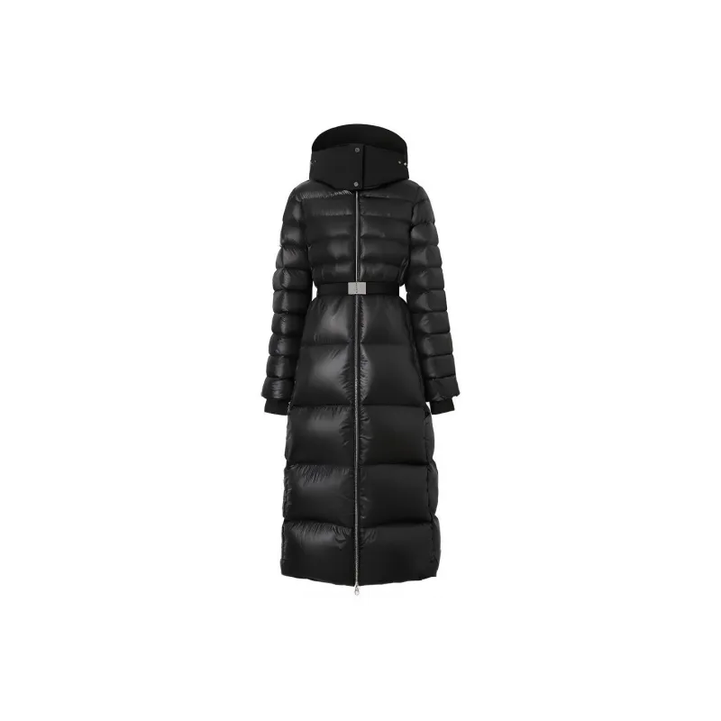 Burberry Contrast-hood Puffer Coat-0