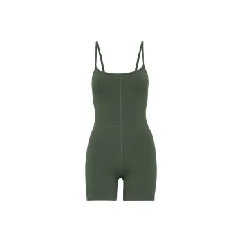 ARITZIA Golden LIFE Divinity 5' Romper Bodysuits Women's Hunter Green