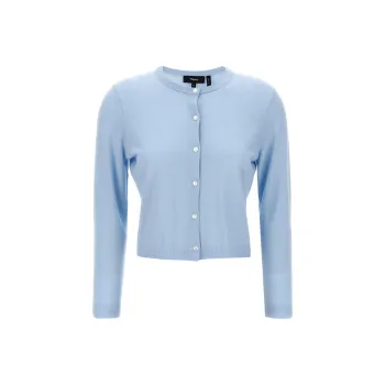 THEORY Crewneck Knitted Cardigan